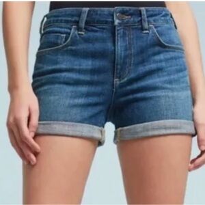 Pilcro and the Letterpress Script Denim Shorts Size 27